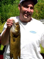 Jerry Meinzinger and his fish -- the one that earned him 1st place in 2008!